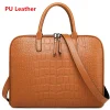 New 100% Genuine Leather Briefcase For Woman 14 15.6 inch Laptop Bag - Thumbnail Image 11
