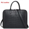 New 100% Genuine Leather Briefcase For Woman 14 15.6 inch Laptop Bag - Thumbnail Image 12