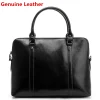 New 100% Genuine Leather Briefcase For Woman 14 15.6 inch Laptop Bag - Thumbnail Image 16