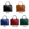 New 100% Genuine Leather Briefcase For Woman 14 15.6 inch Laptop Bag - Thumbnail Image 6
