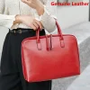 New 100% Genuine Leather Briefcase For Woman 14 15.6 inch Laptop Bag - Thumbnail Image 9