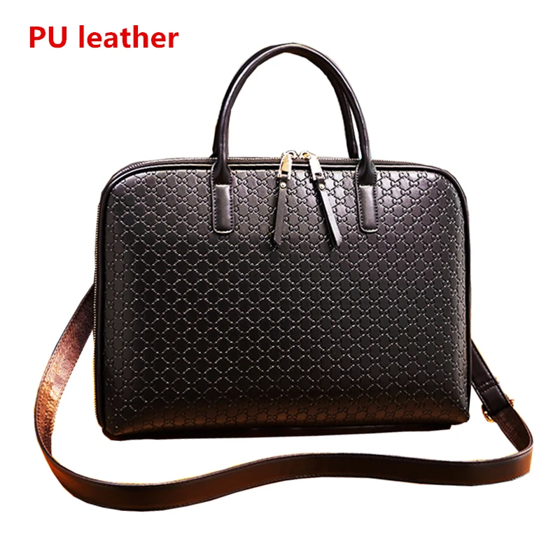 New 100% Genuine Leather Briefcase For Woman 14 15.6 inch Laptop Bag - Image 17