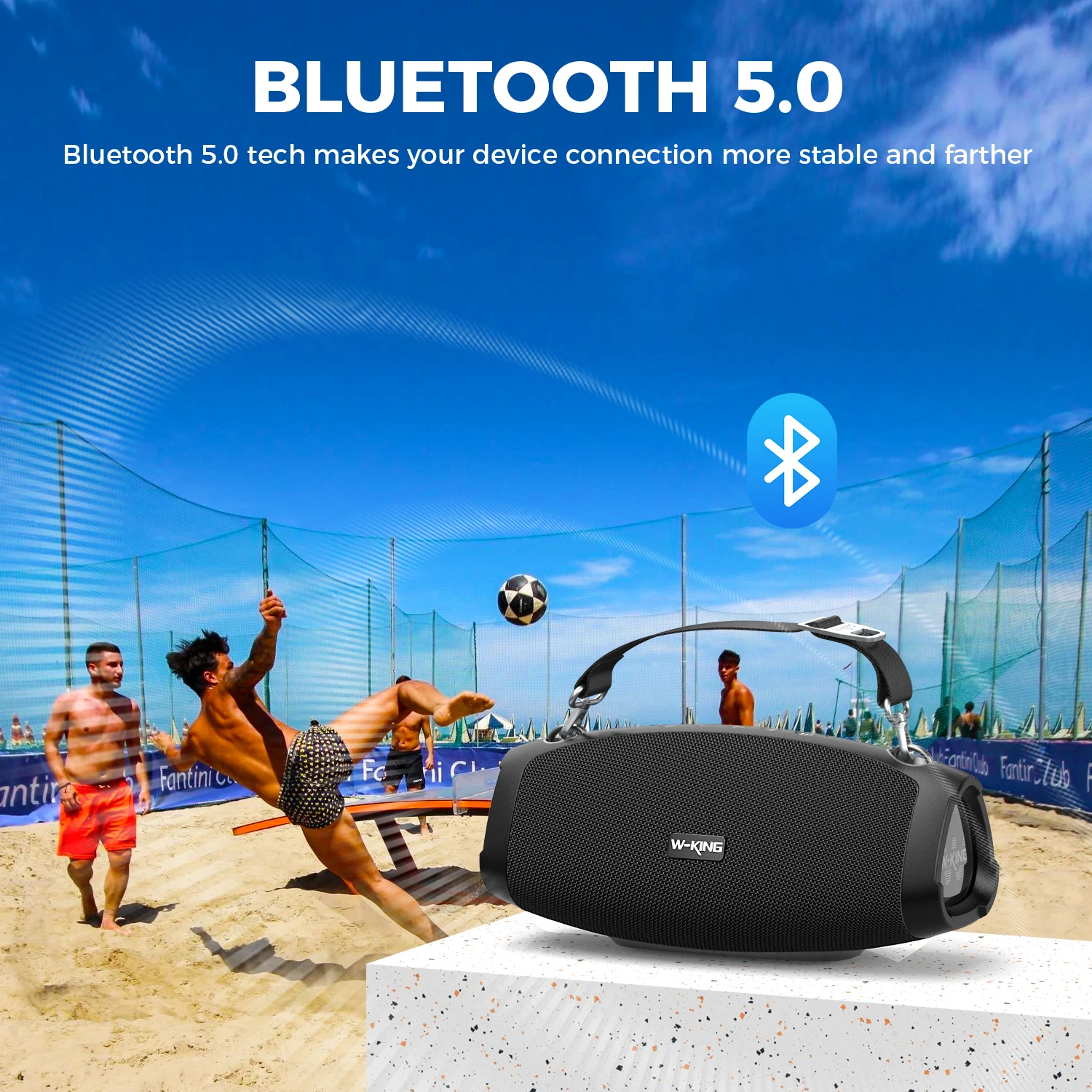W-KING X10 Bluetooth Speaker, 120W - Image 3