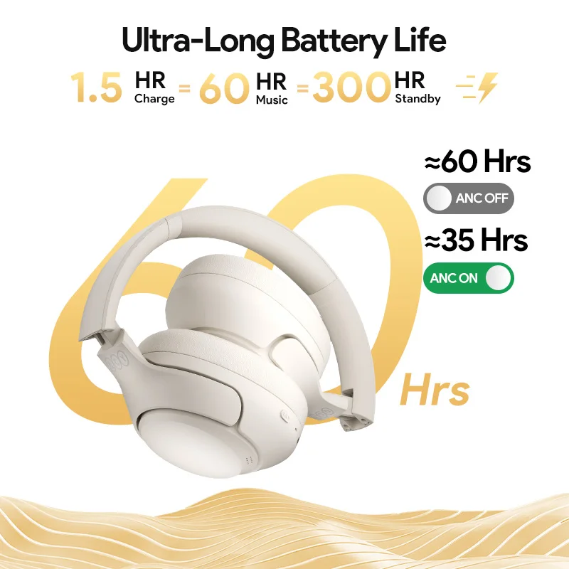 QCY H3 ANC Wireless Headphones Bluetooth Noise Cancellation - Image 6