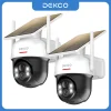 Dekco 2/4/6/8pcs Solar WiFi Camera 3MP 100% Wire-Free  Camera - Thumbnail Image 1