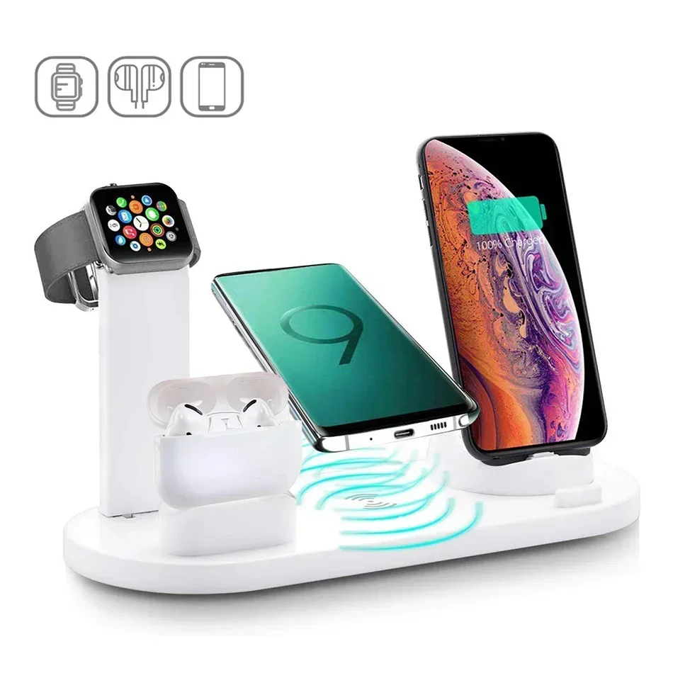 7 In 1 Wireless Charger Stand For iPhone 1-12 Apple Watch ,etc.. - Image 9