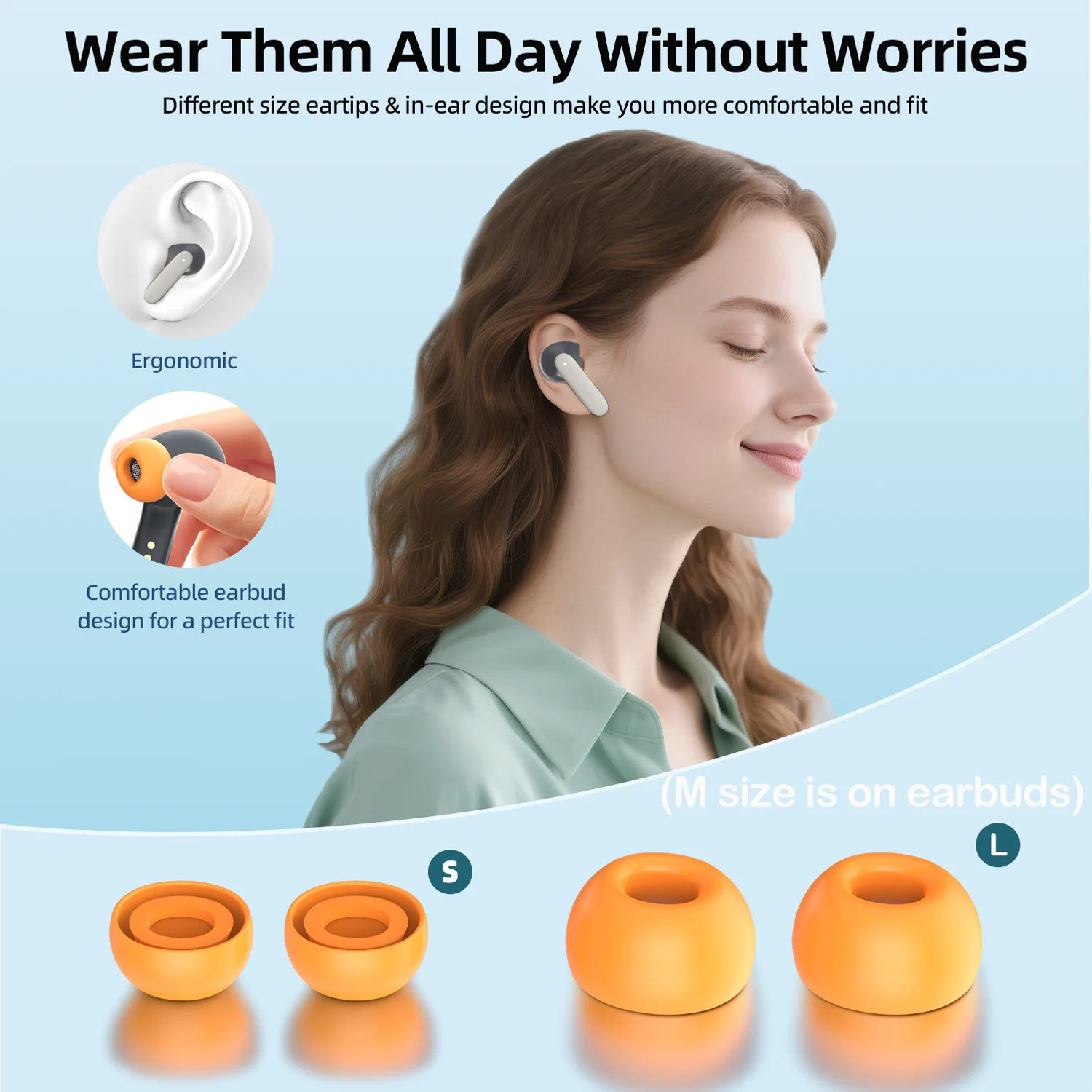 Bluetooth 5.4 TWS Wireless Earbuds, 100H Total Playtime, - Image 7