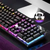 Game Keyboard USB Wired Mechanical Feel Luminous - Thumbnail Image 4