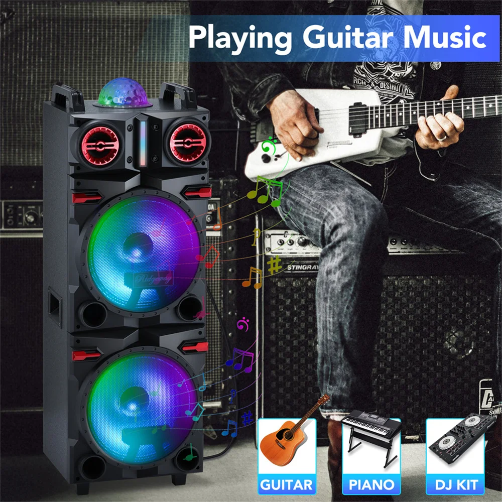 9000W Portable Bluetooth Speaker Heavy Bass Sound - Image 6