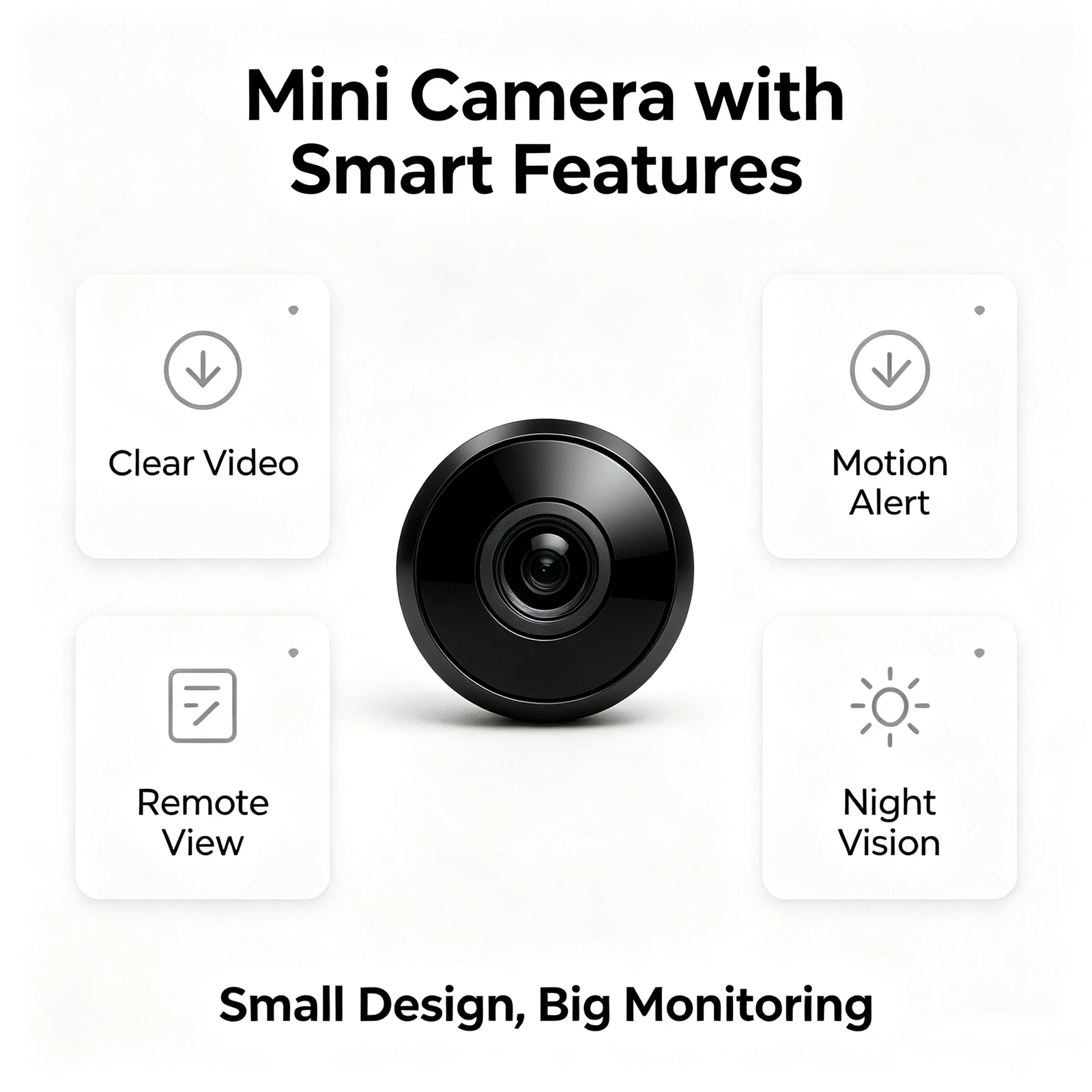 V4  Home Wireless WiFi Surveillance Camera Mobile Remote Two-way Audio Intercom - Image 6