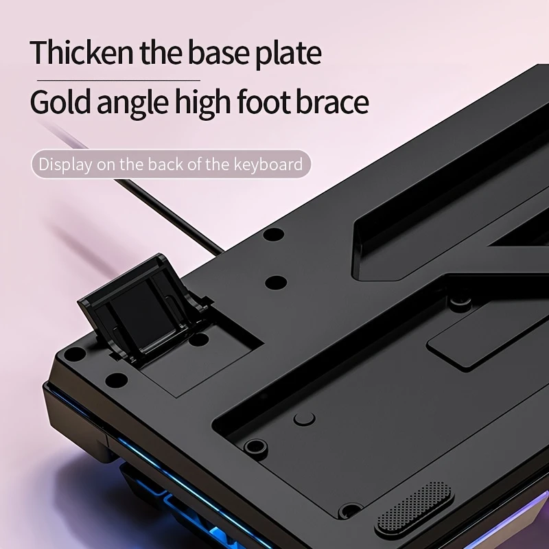 Game Keyboard USB Wired Mechanical Feel Luminous - Image 6