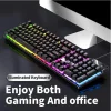 Game Keyboard USB Wired Mechanical Feel Luminous - Thumbnail Image 1