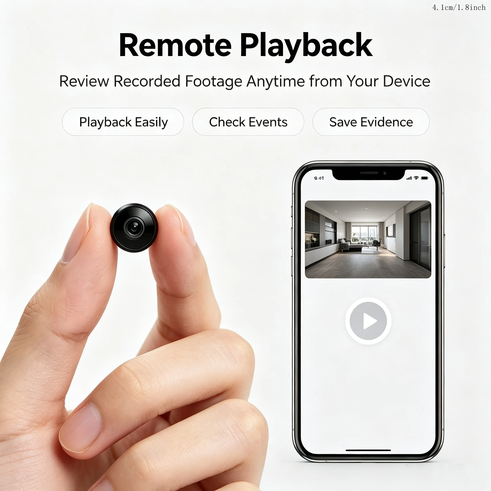 V4  Home Wireless WiFi Surveillance Camera Mobile Remote Two-way Audio Intercom - Image 2