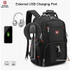 Waterproof Men's Backpack 15.6/17 Inch Laptop Backpacks - Thumbnail Image 2