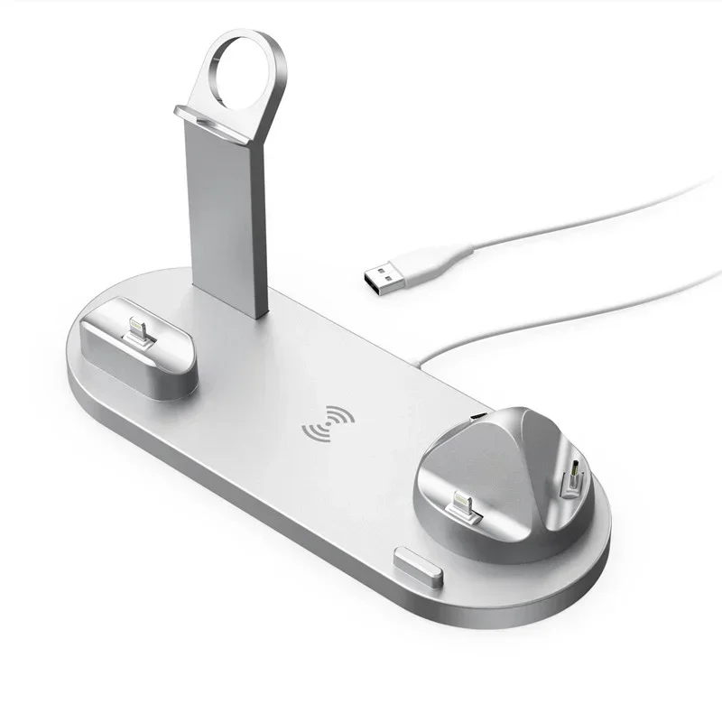 7 In 1 Wireless Charger Stand For iPhone 1-12 Apple Watch ,etc.. - Image 7