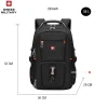 Waterproof Men's Backpack 15.6/17 Inch Laptop Backpacks - Thumbnail Image 7