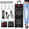 9000W Portable Bluetooth Speaker Heavy Bass Sound - Thumbnail Image 1