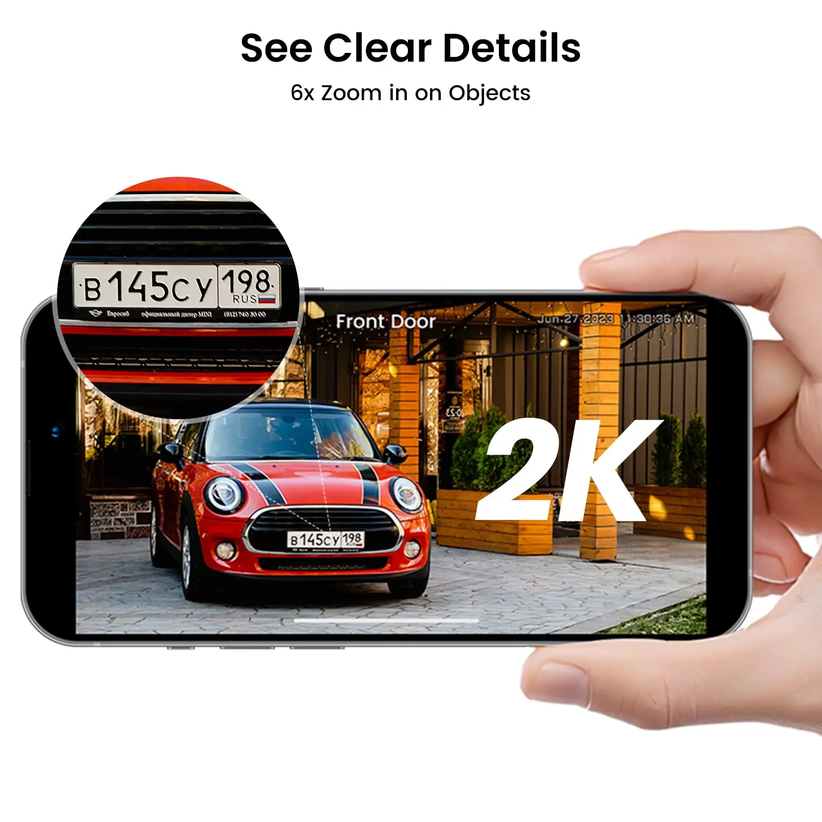 Dekco 2/4/6/8pcs Solar WiFi Camera 3MP 100% Wire-Free  Camera - Image 2