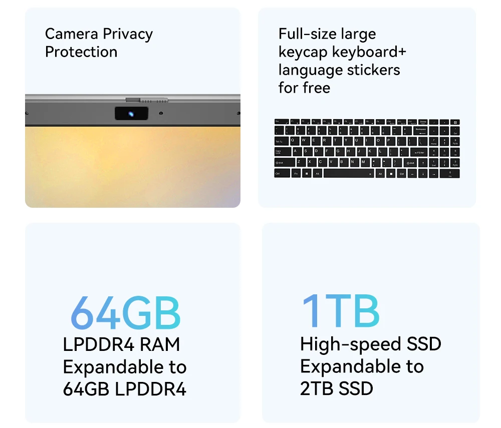 16 Inch Laptop Intel Core I5 CPU 2.5K IPS Display 16GB RAM 512GB/ 1TB ROM - Image 5
