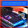 Game Keyboard USB Wired Mechanical Feel Luminous - Thumbnail Image 5