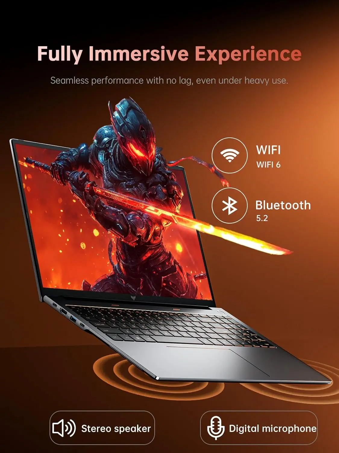 ACEMAGIC 16.1' Gaming Laptop with AMD Ryzen 7 H255 Processor up to 4.75 GHz - Image 6