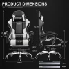 GTPLAYER Gaming Chair with Footrest, - Thumbnail Image 2