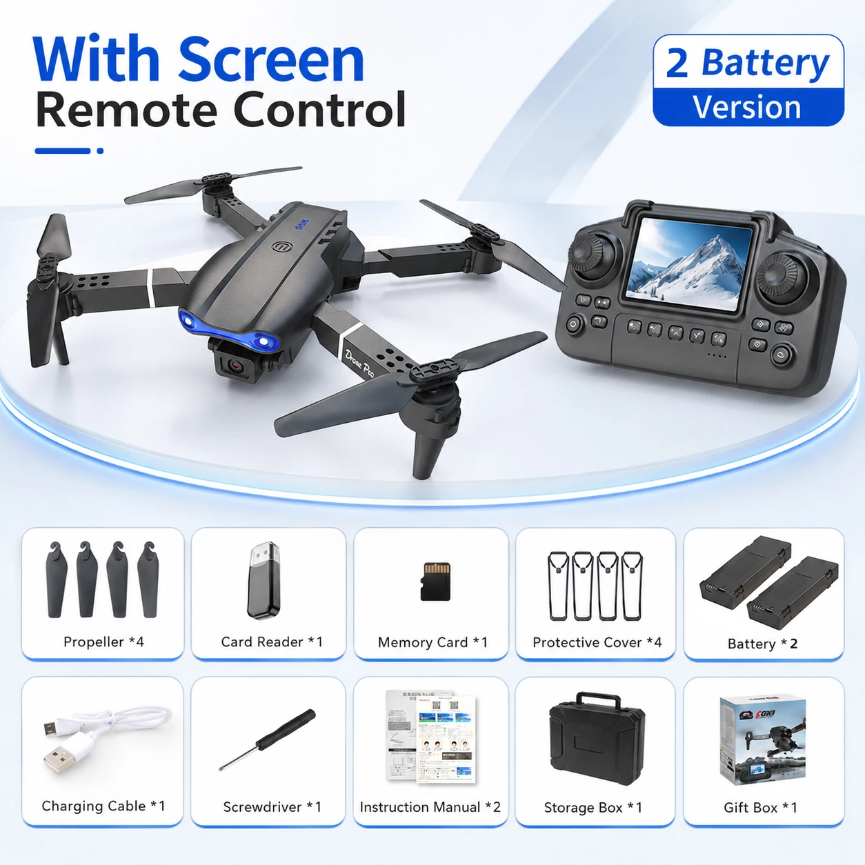 ZNLYRION 4K RC Drone with Screen Remote Control - Image 9