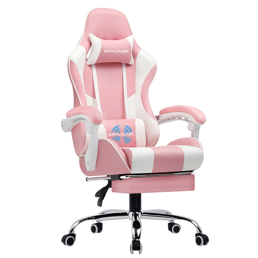 GTPLAYER Gaming Chair with Footrest, - Image 11