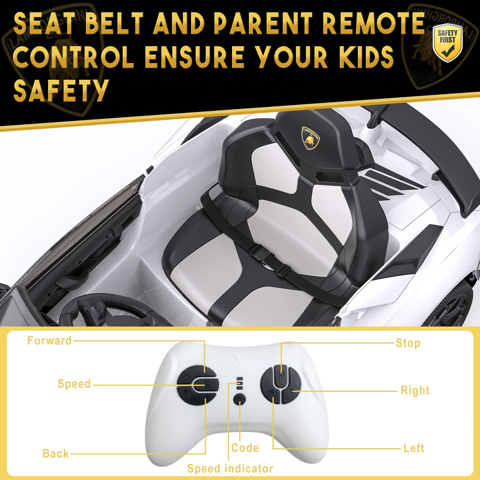 12V Electric Ride-On Car for Kids - Image 3