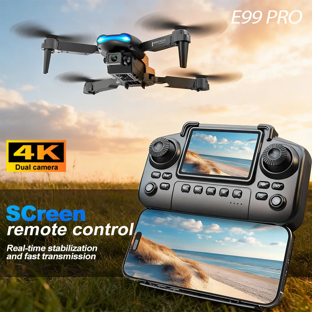 ZNLYRION E99 PRO RC Drone with Screen Remote Control - Image 2