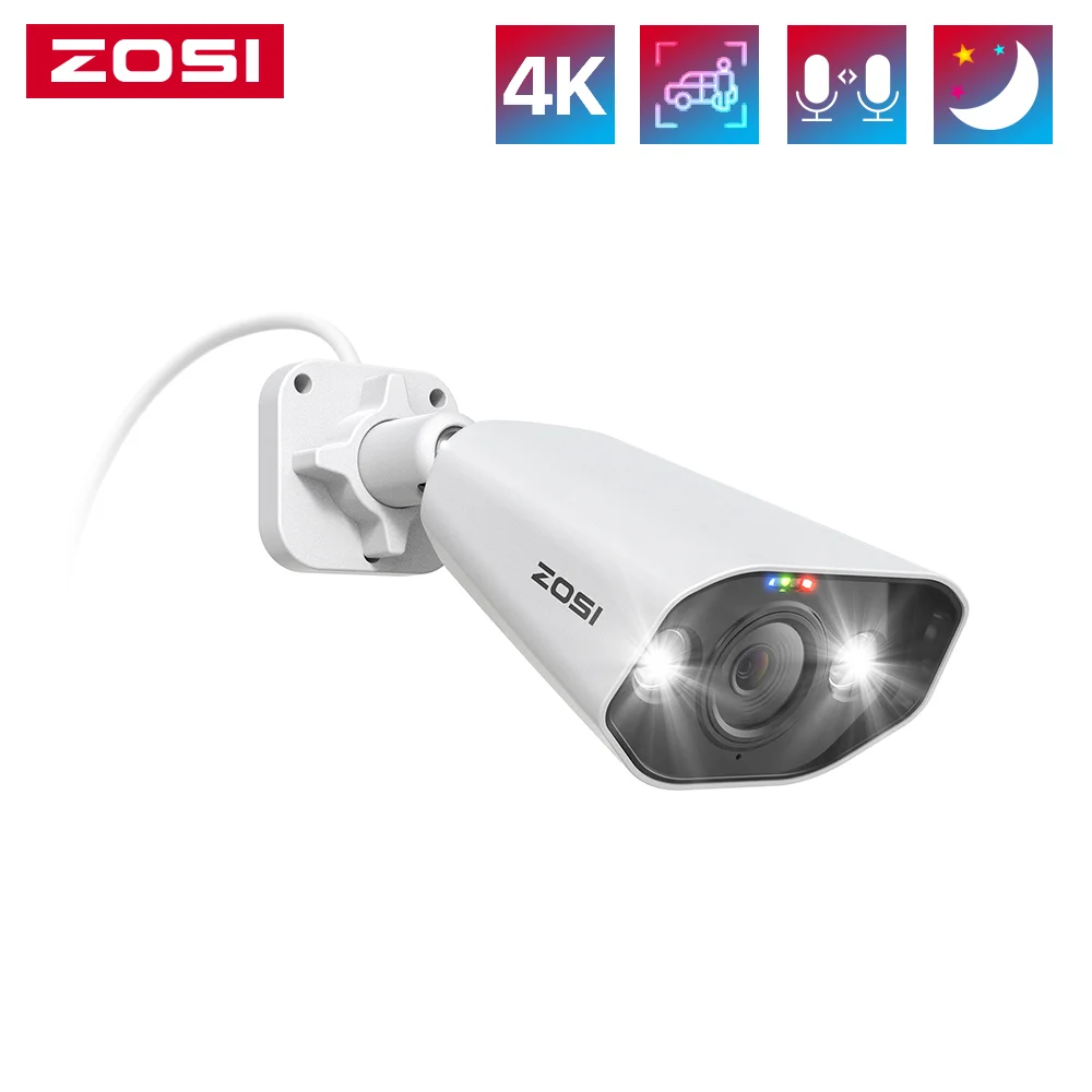 ZOSI 4K IP Camera Add-on PoE Security Camera - Image 1