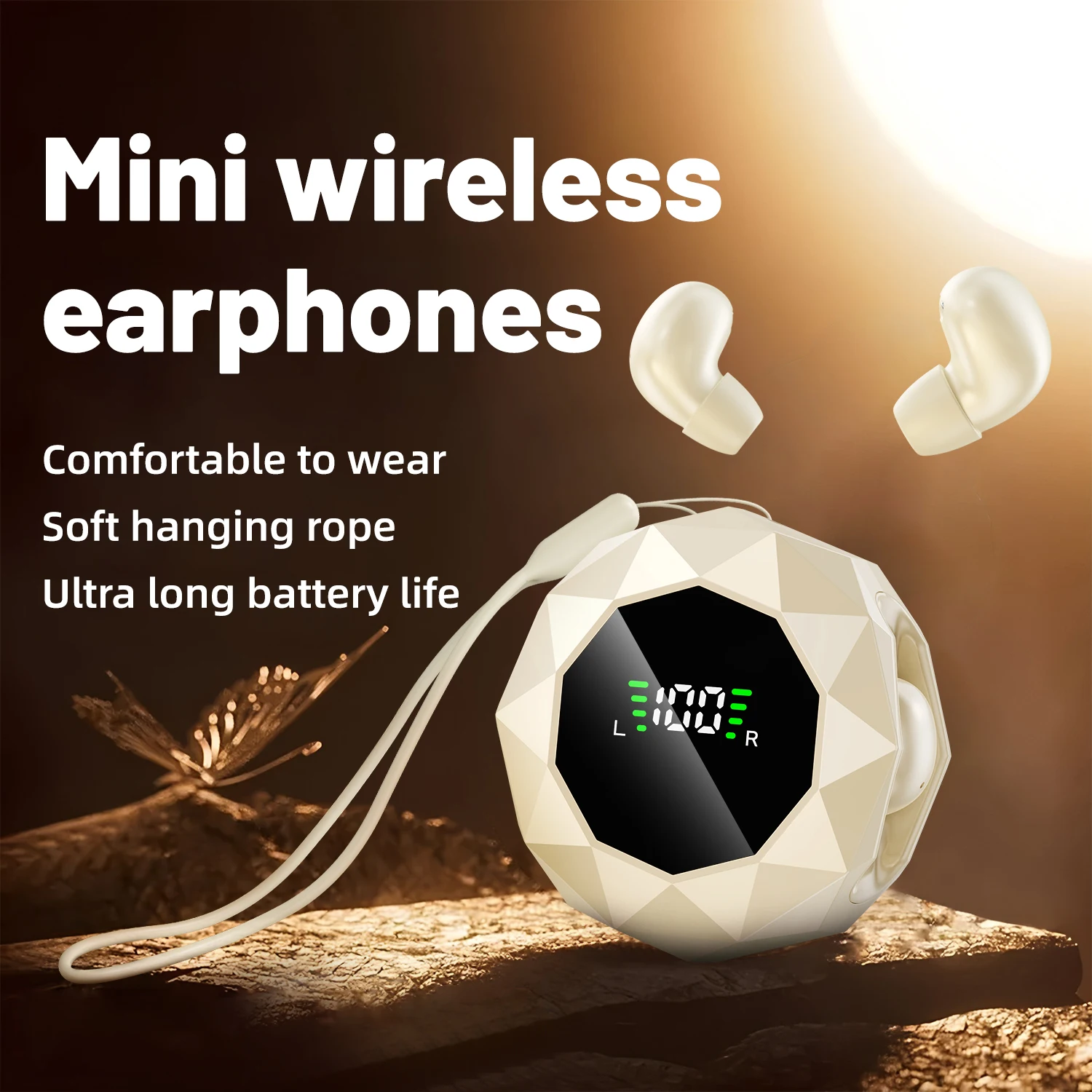 Mini Wireless Sleep Earbuds for Side Sleepers, Bluetooth 6.0 In-Ear Headphones with Noise Reduction, Ultra Small Hidden Earphones, Comfortable Fit for Long Wear & Deep Sleep & Birthday and Holiday Gifts - Image 6