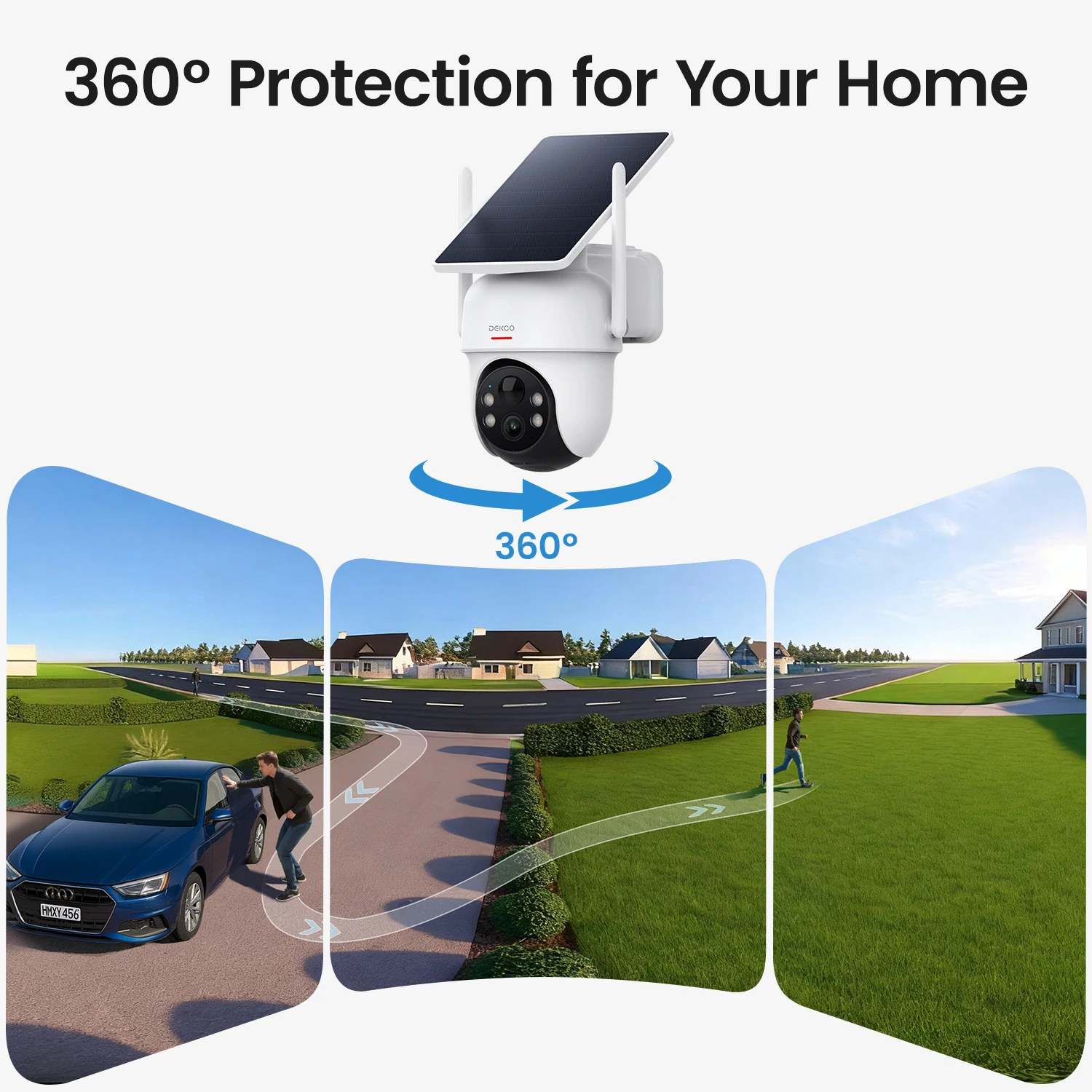 Dekco 3MP Solar Camera System 4 Cams Kit - Image 3