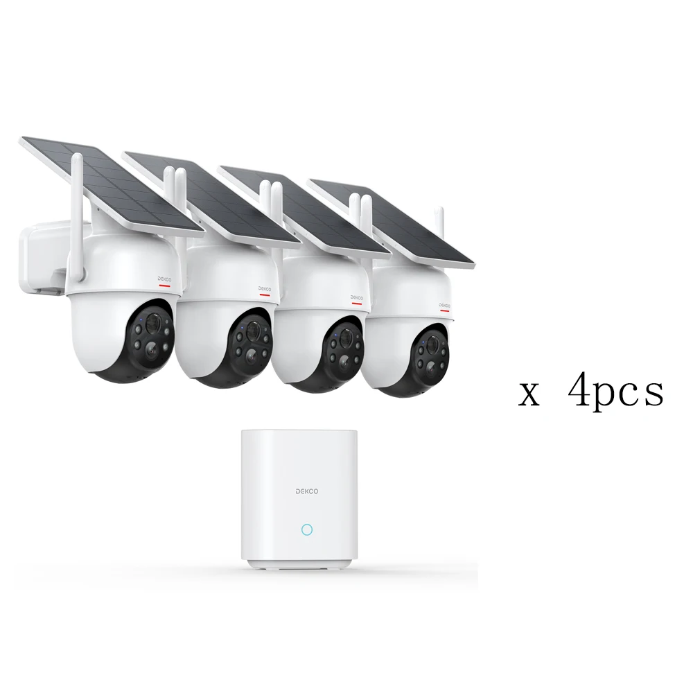 Dekco 3MP Solar Camera System 4 Cams Kit - Image 8