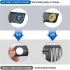 15W 3 in 1 LED Fast Wireless Charger Stand Foldable - Thumbnail Image 3