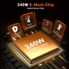 AUFU 240W Magnetic USB Type C To USB C Cable - Thumbnail Image 4