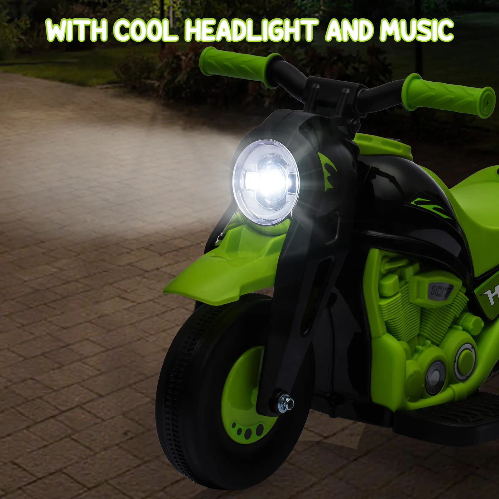 6V Kids Electric Motorcycle With Bubble Machine, - Image 5