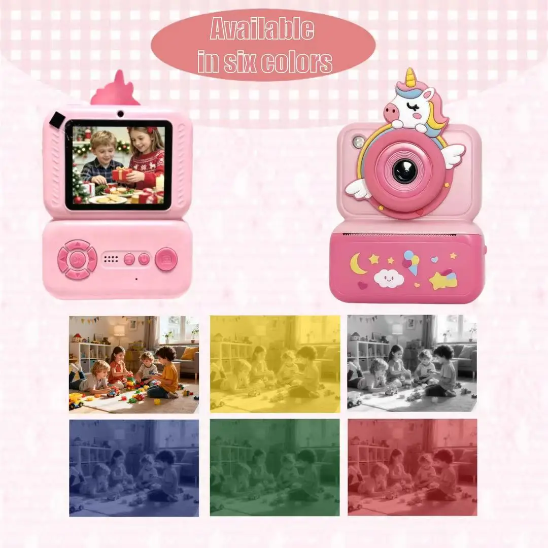Cute Unicorn Kids Instant Print Digital Camera - Image 4