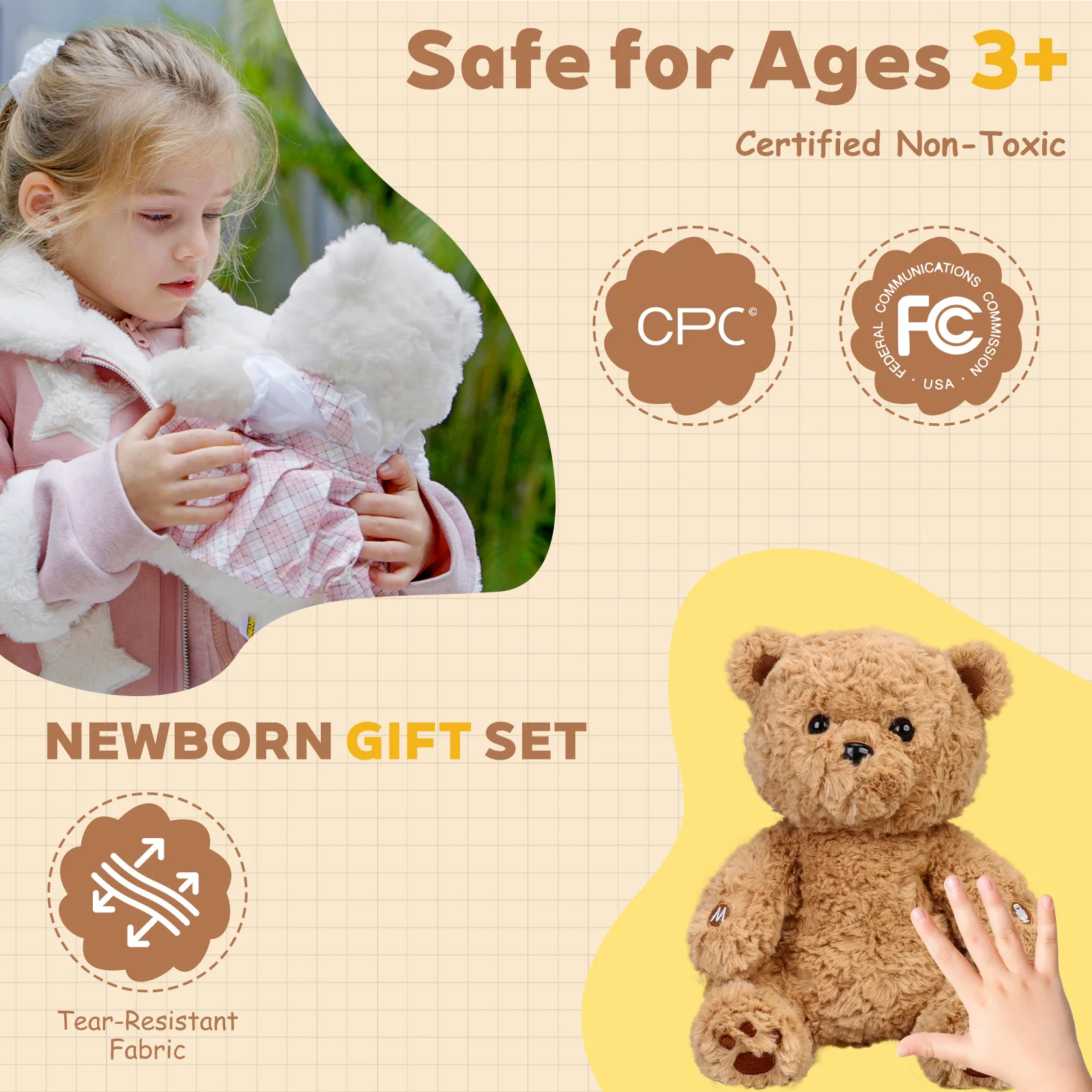 MEEMO Bear AI Plush Toy for Kids - Image 4