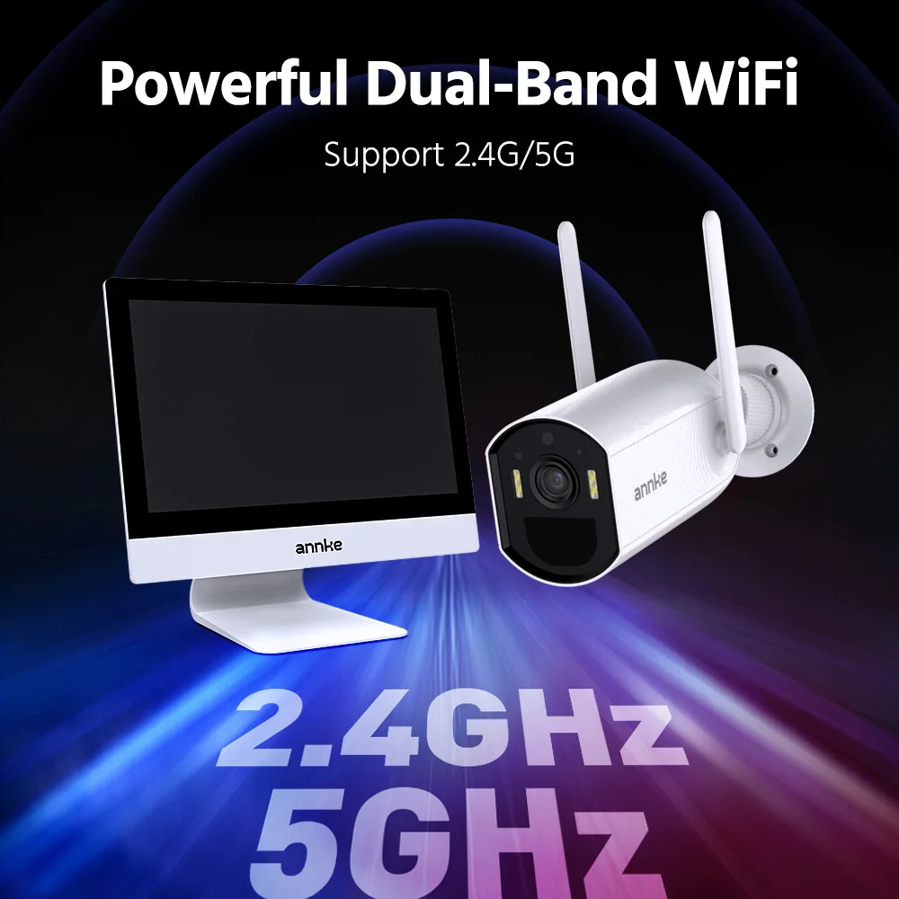 ANNKE 4MP Wireless Solar Wire-Free Security Camera System - Image 5
