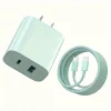 20W USB C fast Charger Block Dual Port with 6FT - Thumbnail Image 6