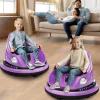 12V Kids Electric Bumper Car  Parent Remote, 360° - Thumbnail Image 1