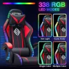 Gaming Chair Massage with LED RGB Lights - Thumbnail Image 4