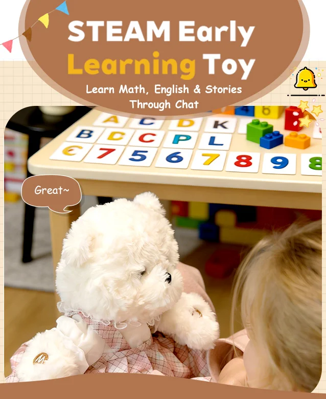 MEEMO Bear AI Plush Toy for Kids - Image 5