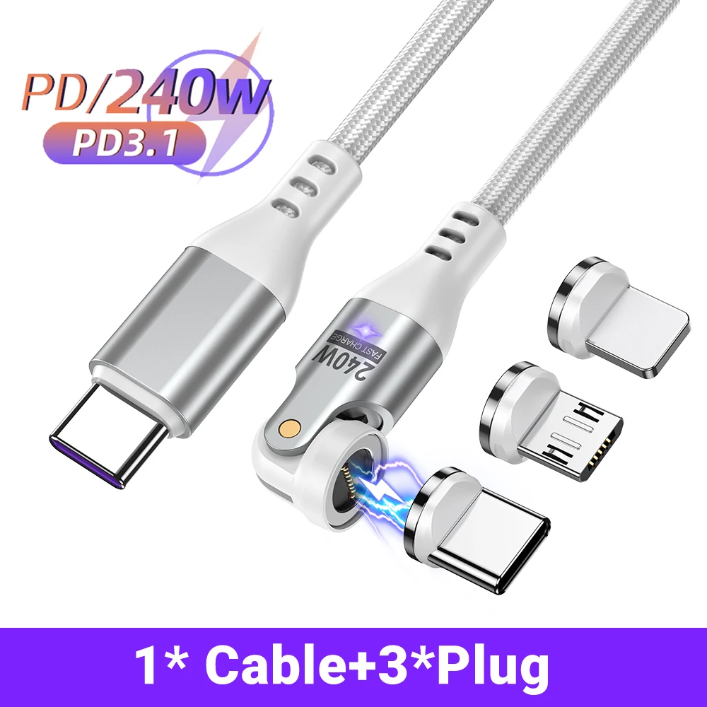 AUFU 240W Magnetic USB Type C To USB C Cable - Image 22