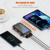 Solar Charging Power Bank,Dual USB & Type C Output Port Multicharger - Thumbnail Image 3