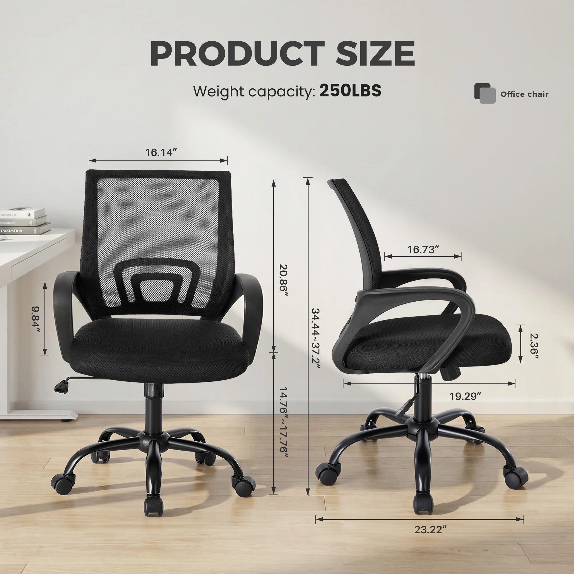 JHK Ergonomic Office Desk Gaming Chair - Image 2