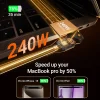 AUFU 240W Magnetic USB Type C To USB C Cable - Thumbnail Image 3