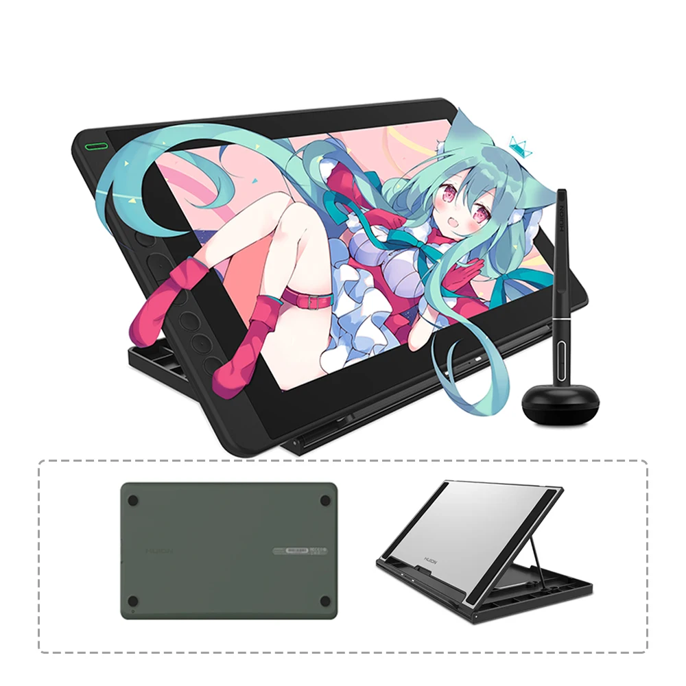 13 Graphics Tablet Monitor AG Glass Pen Display Drawing Screen - Image 9