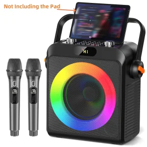 2 Wireless Microphones T19-T Karaoke Machine |